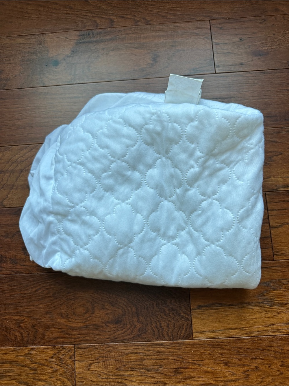 Sealy Quilted CRIB White Mattress Protector - Soft Waterproof Bedding